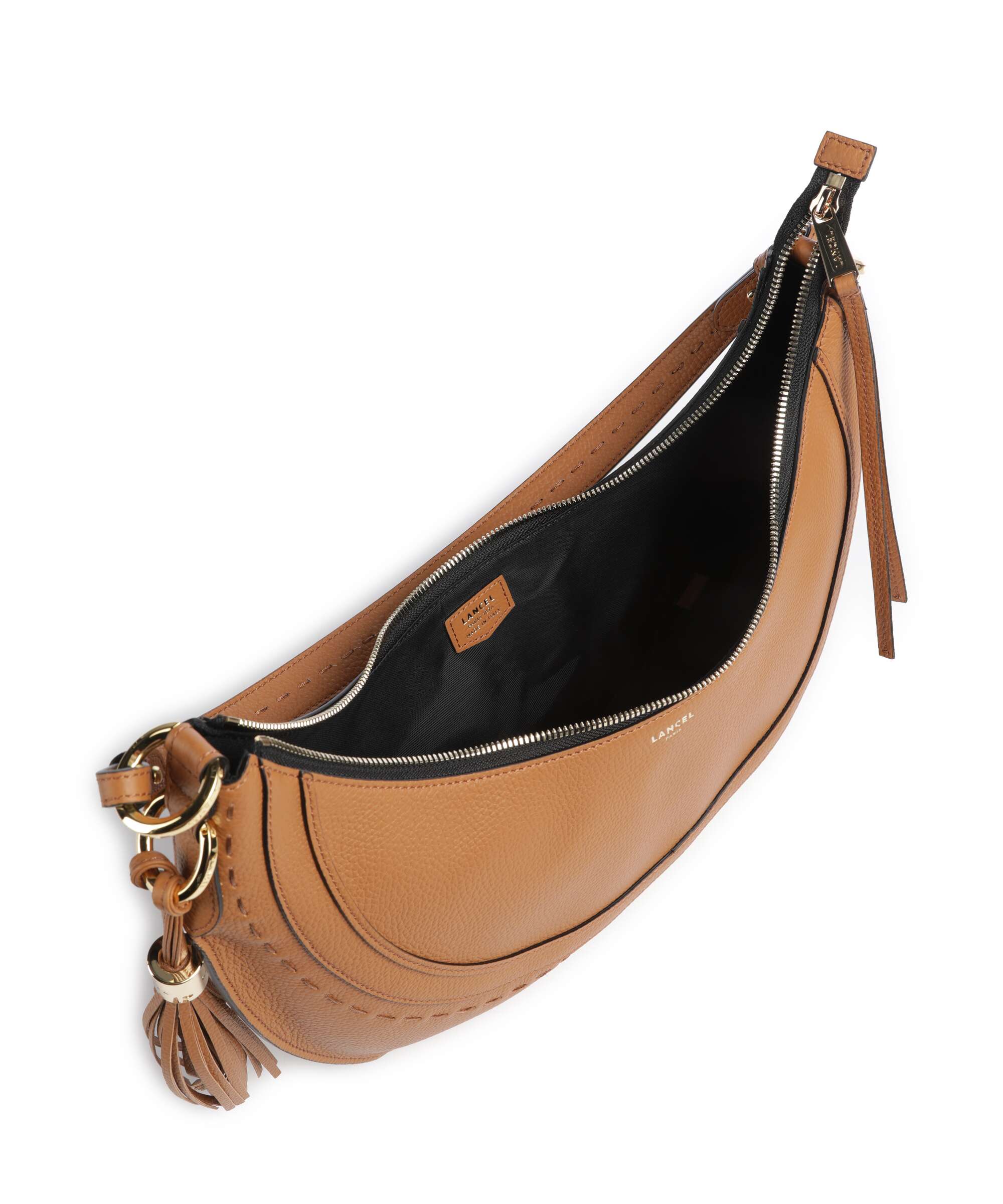 Lancel Hobohème M Hobo bag camel