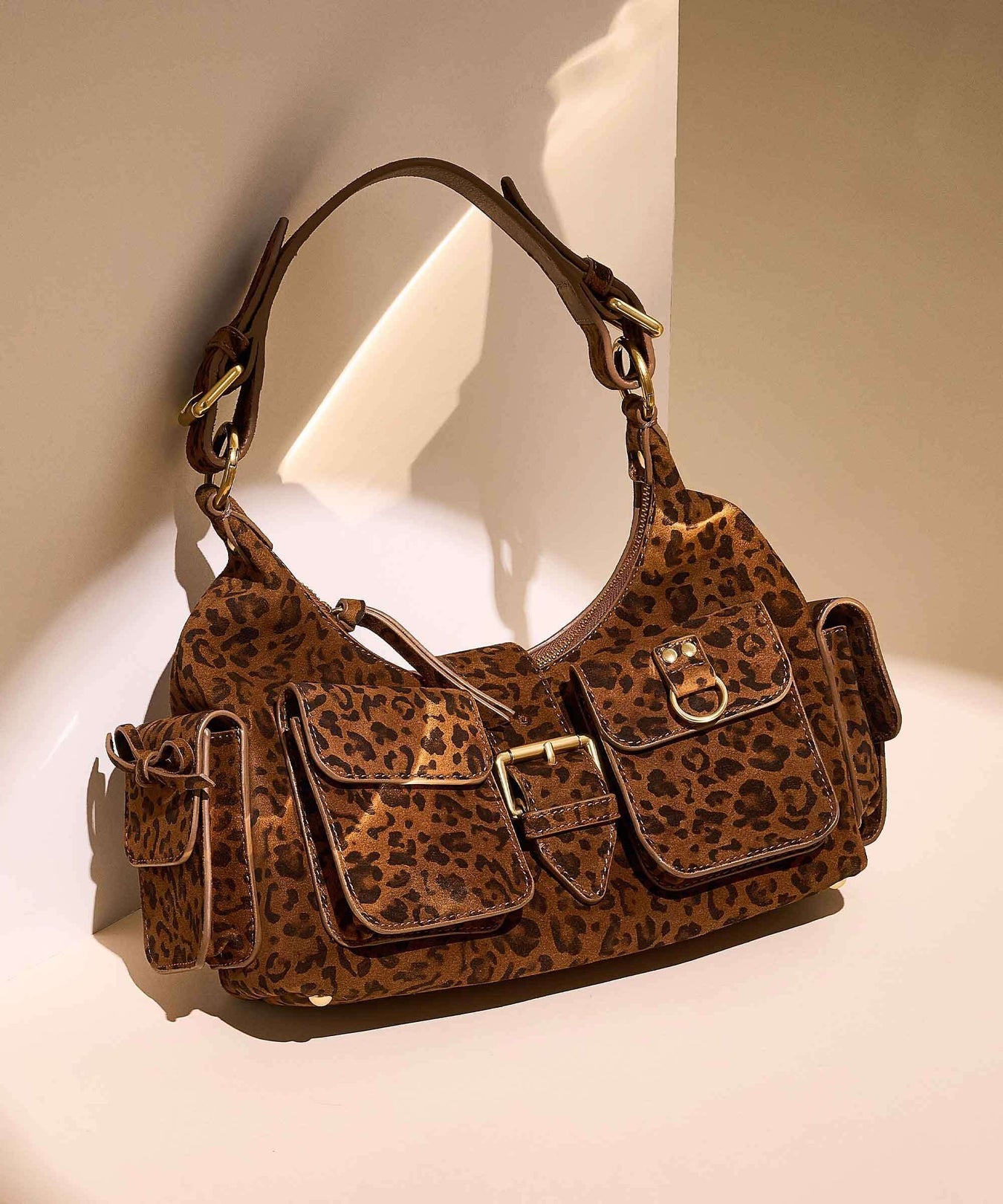 The Kooples Amelia Small Shoulder bag leopard