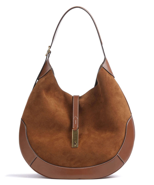 Polo Ralph Lauren ID Collection Medium Hobo bag cinnamon/cuoio
