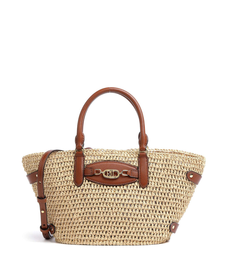 Lauren Ralph Lauren Daphney 20 Straw Handbag natural/lauren tan