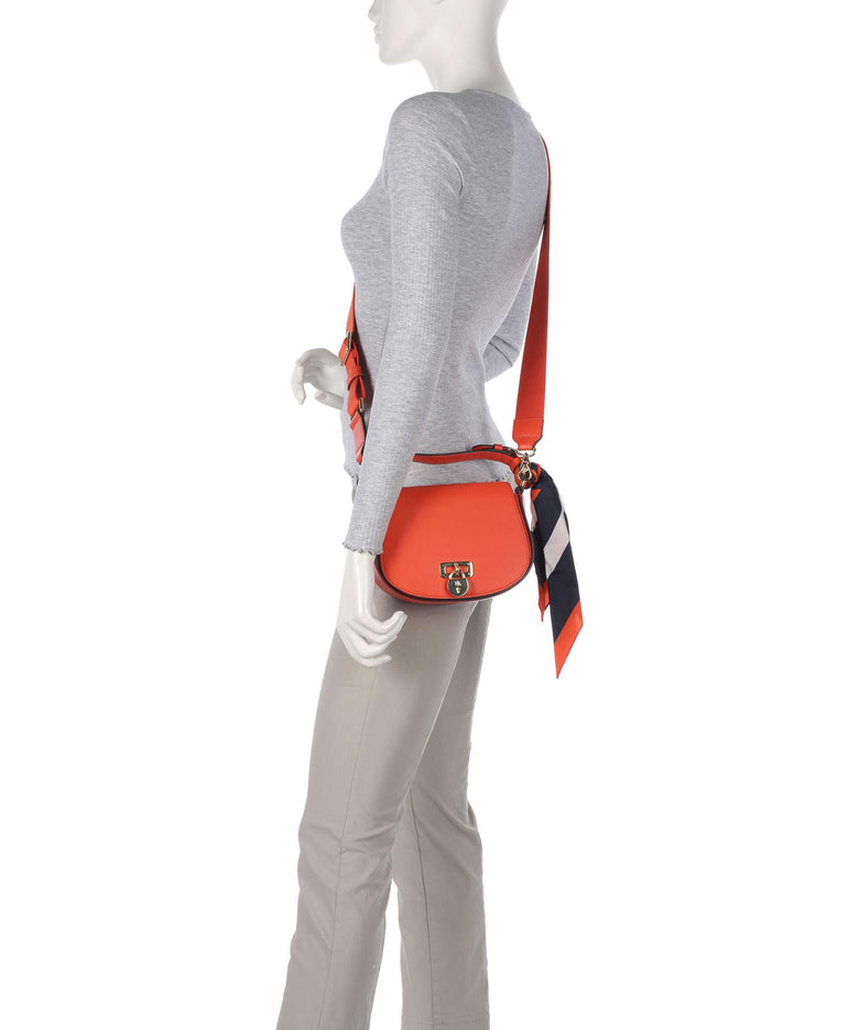 Lauren Ralph Lauren Tanner Medium Crossbody bag orange lily