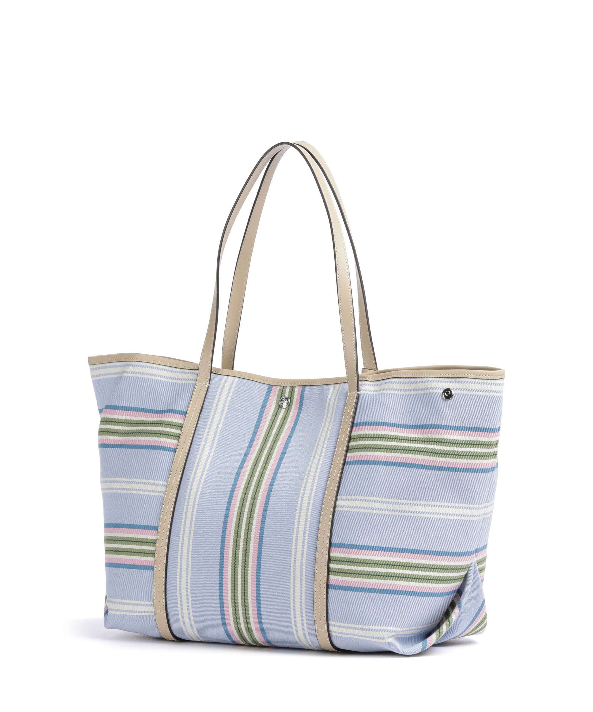 Lauren Ralph Lauren Emerie Large Tote bag carolina stripe/sand dune