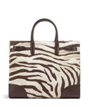 Lauren Ralph Lauren Devyn 42 Käsilaukku zebra/dark hickory