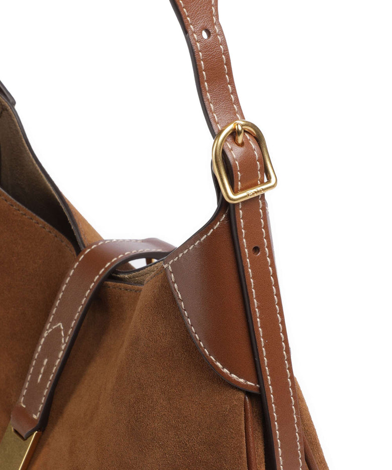 Polo Ralph Lauren ID Collection Small Hobo bag cinnamon/cuoio