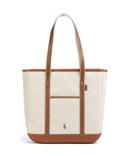 Polo Ralph Lauren Canvas Medium Ostoskassi ecru/cuoio