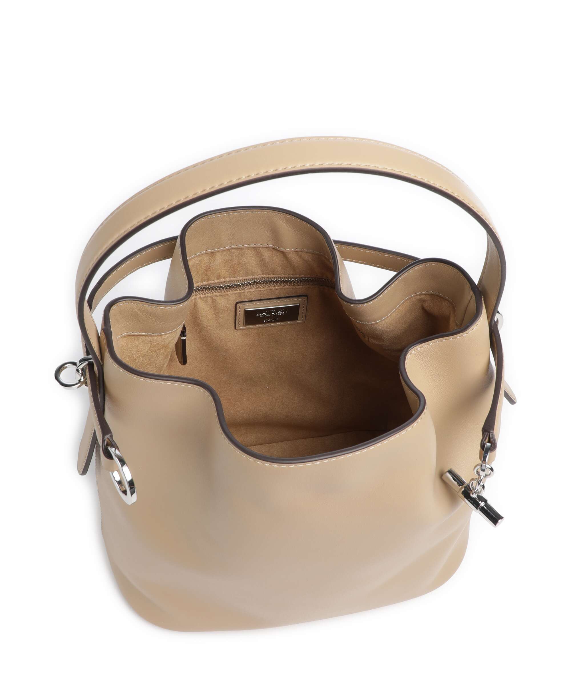 Lauren Ralph Lauren Blaike Medium Bucket bag tan