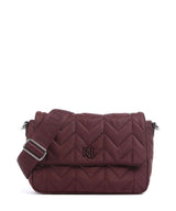 Lauren Ralph Lauren Stevie Medium Olkalaukku dark garnet