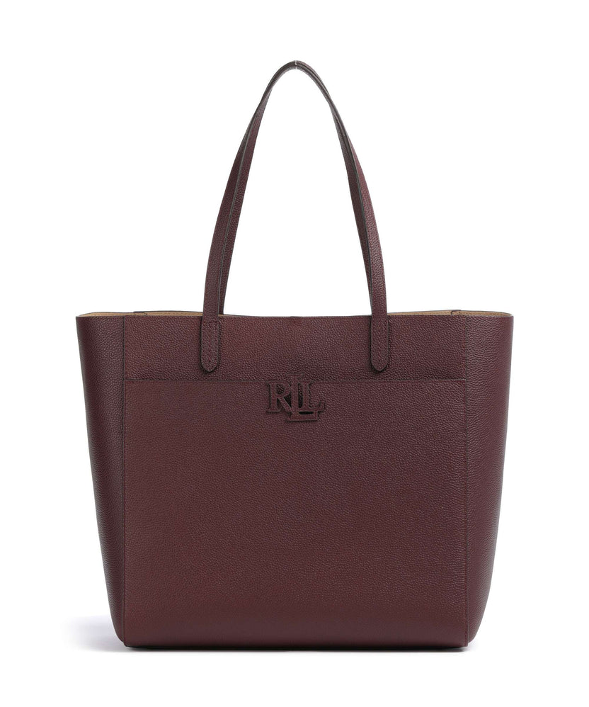 Lauren Ralph Lauren Cameryn Large Tote bag dark garnet