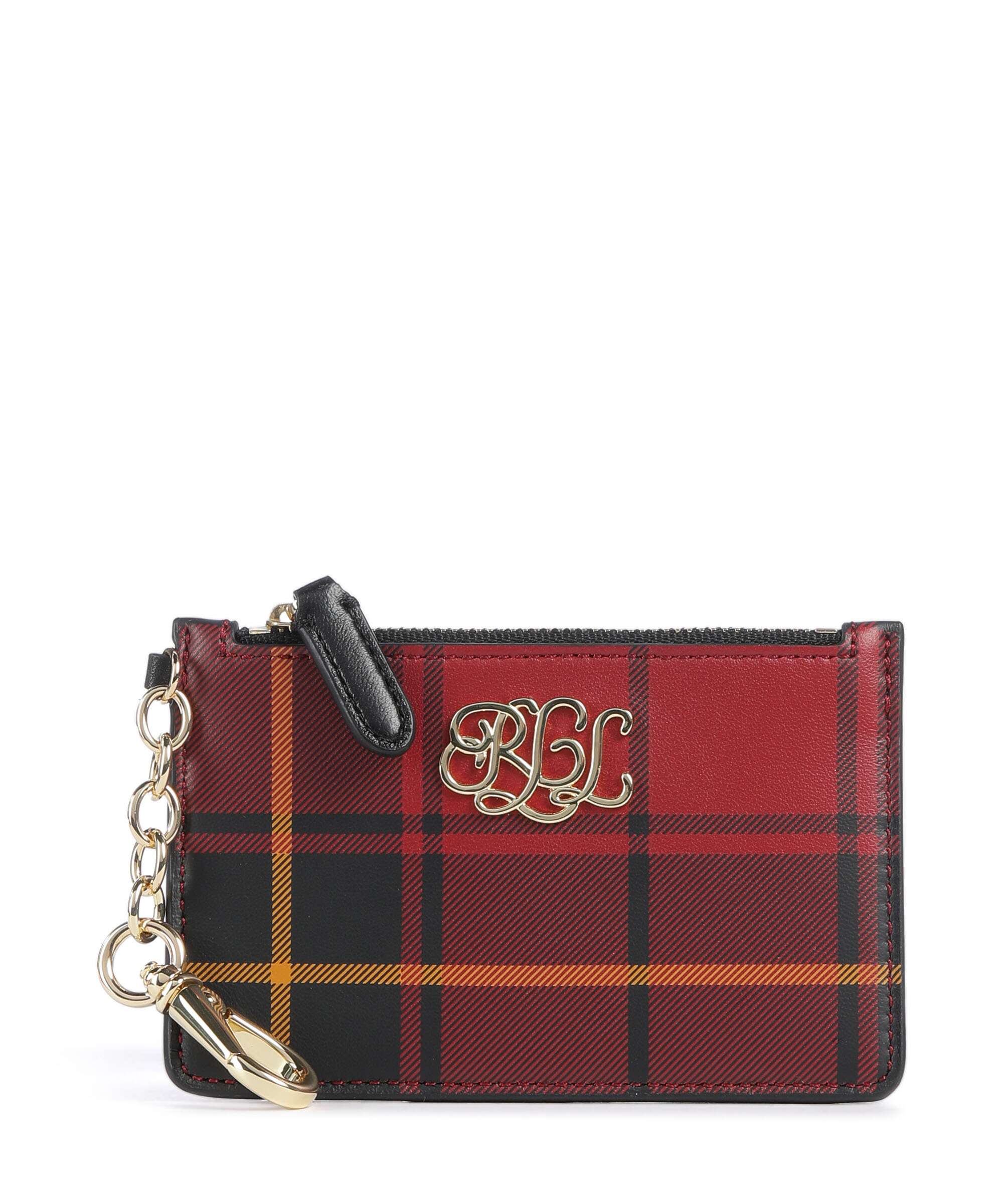 Lauren Ralph Lauren Small Credit card holder holiday tartan/black