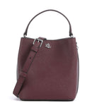 Lauren Ralph Lauren Reesev Small Bucket bag dark garnet