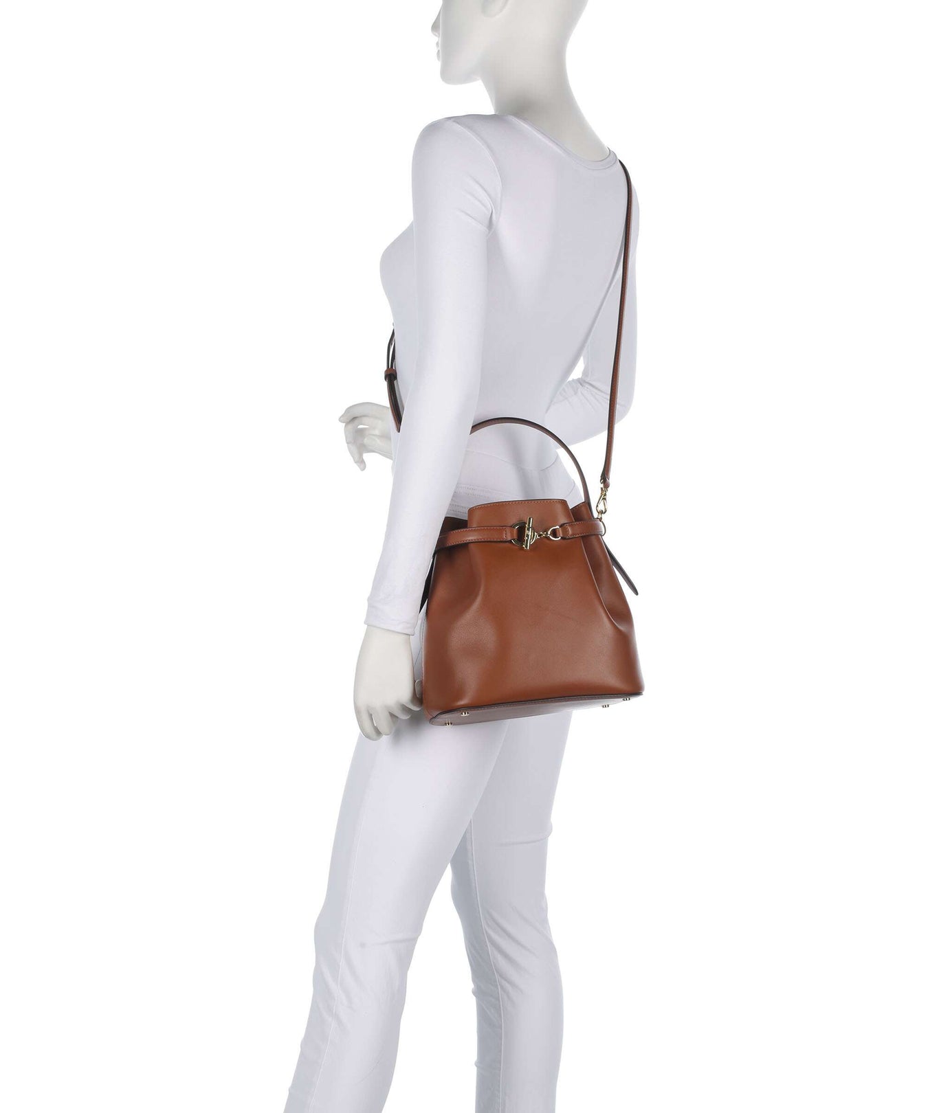 Lauren Ralph Lauren Blaike Medium Bucket bag lauren tan