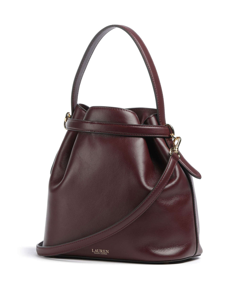 Lauren Ralph Lauren Blaike Medium Bucket bag dark garnet