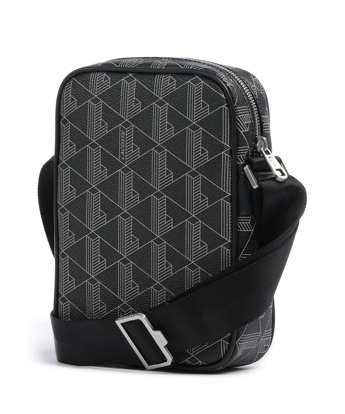 Lacoste The Blend Crossbody bag monogram noir/gris