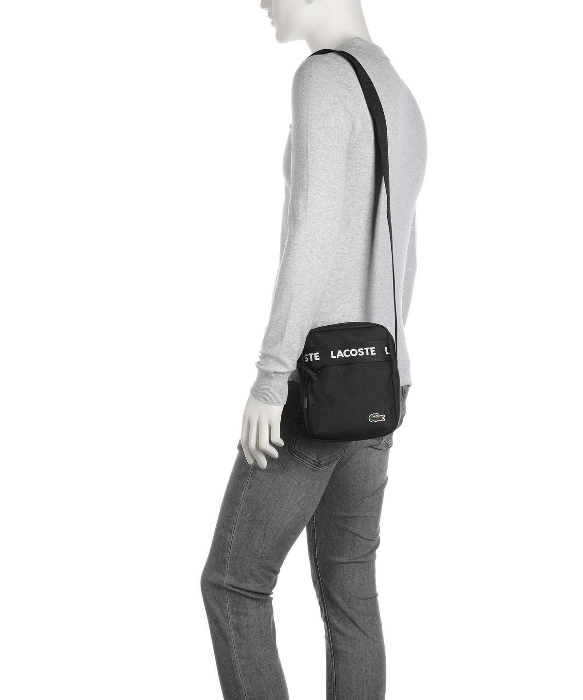 Lacoste Neocroc Crossbody bag tape noir