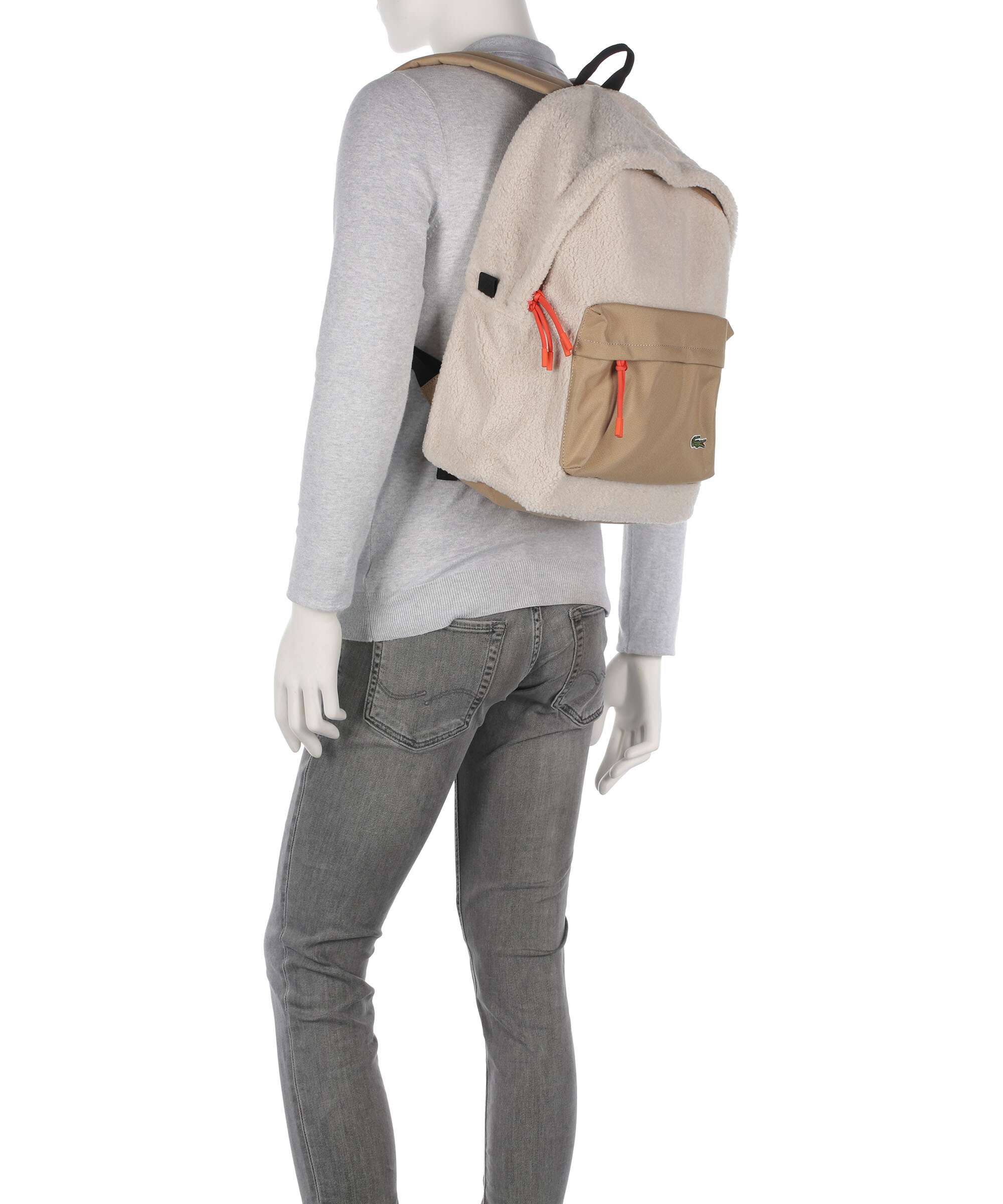 Lacoste Neocroc Backpack natural beige