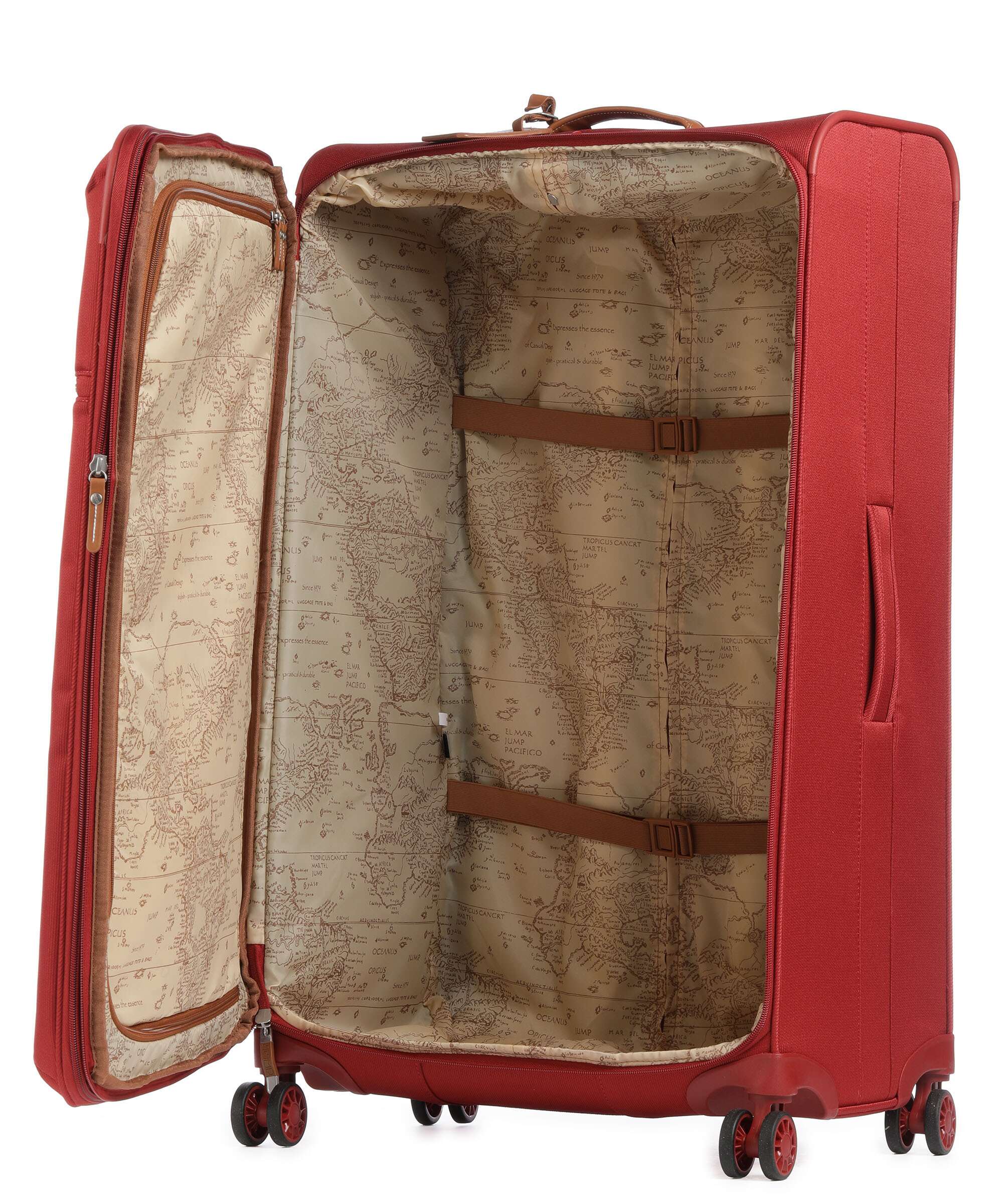 Jump Etretat Spinner (4 wheels) red