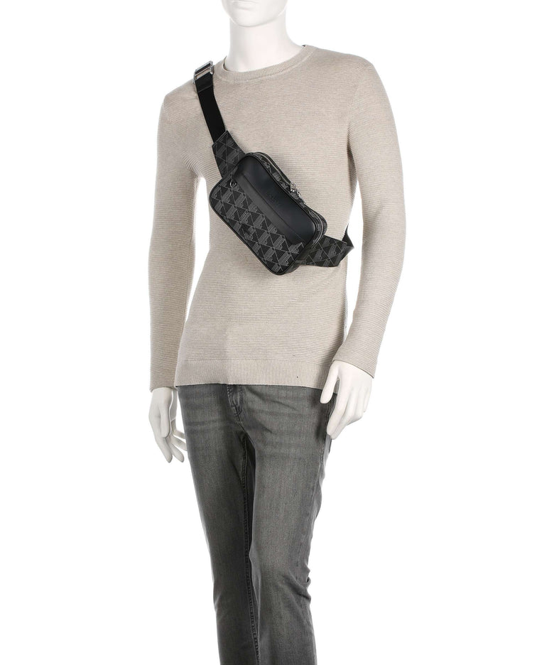 Lacoste The Blend Fanny pack allover monogram/noir/gris