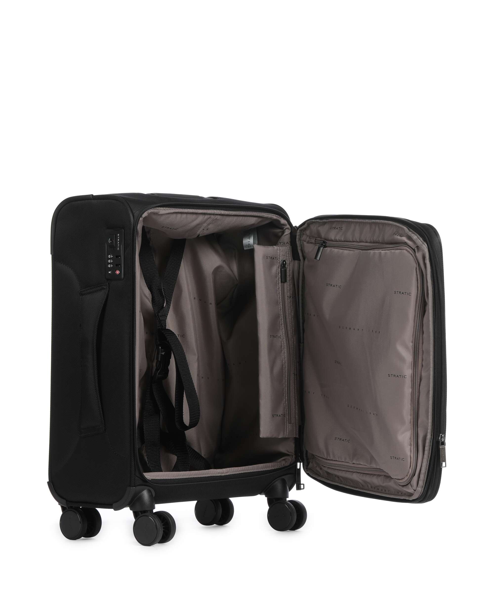 Stratic Bendigo Light Style Spinner (4 wheels) black