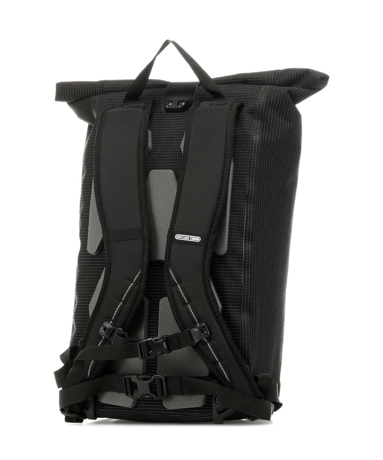 Ortlieb Velocity High-Vis 23 Rolltop backpack black reflective
