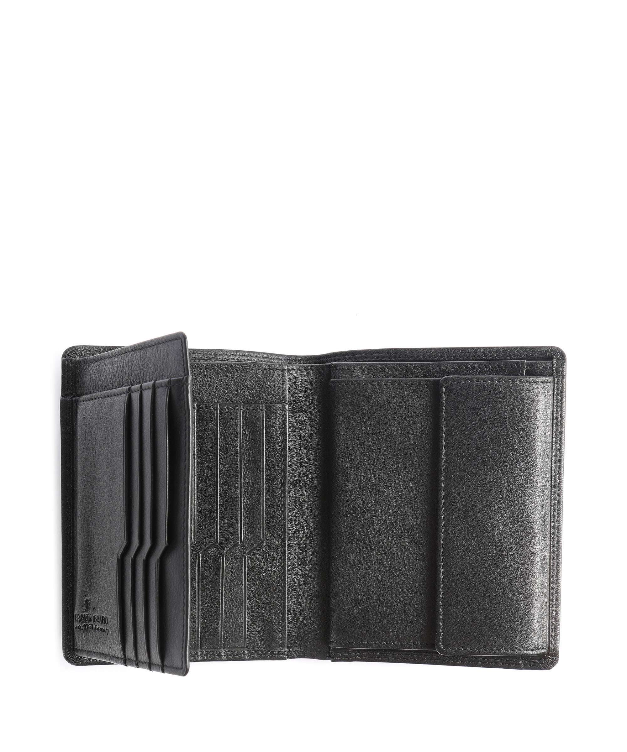 Braun Büffel Golf Secure Wallet black