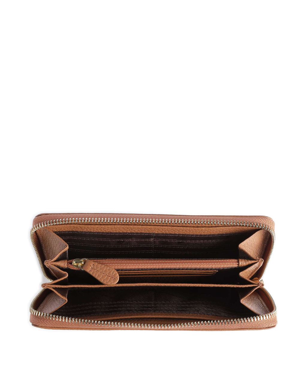 Braun Büffel Asti Wallet cognac
