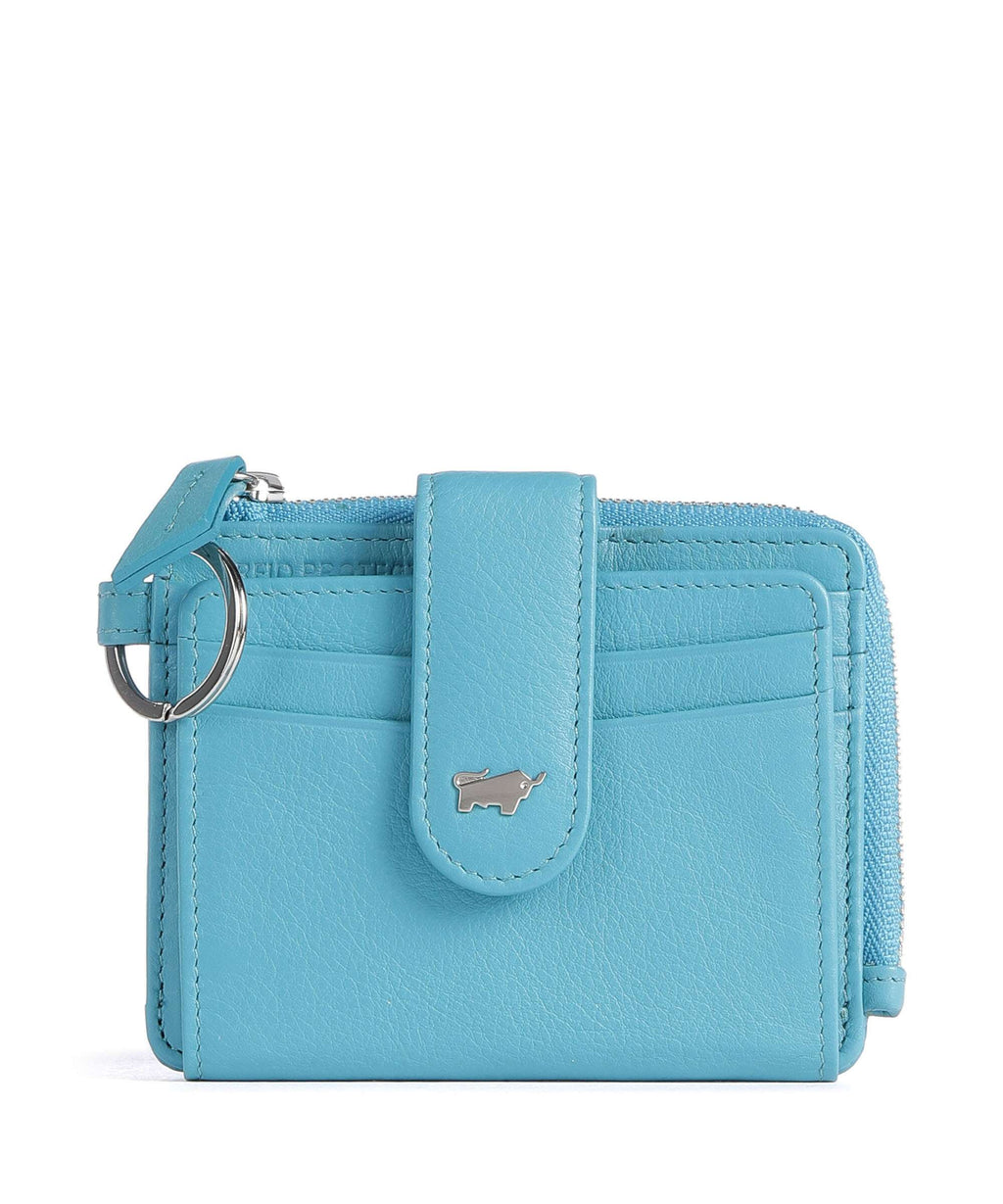 Braun Büffel Joy Credit card holder türkis