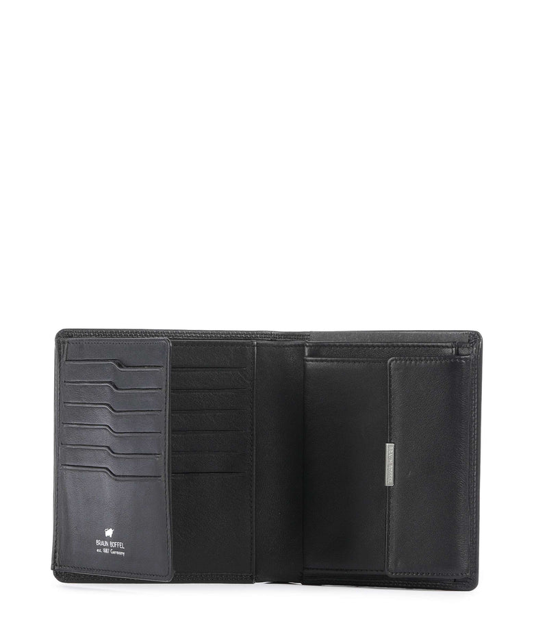 Braun Büffel Golf RFID Wallet schwarz