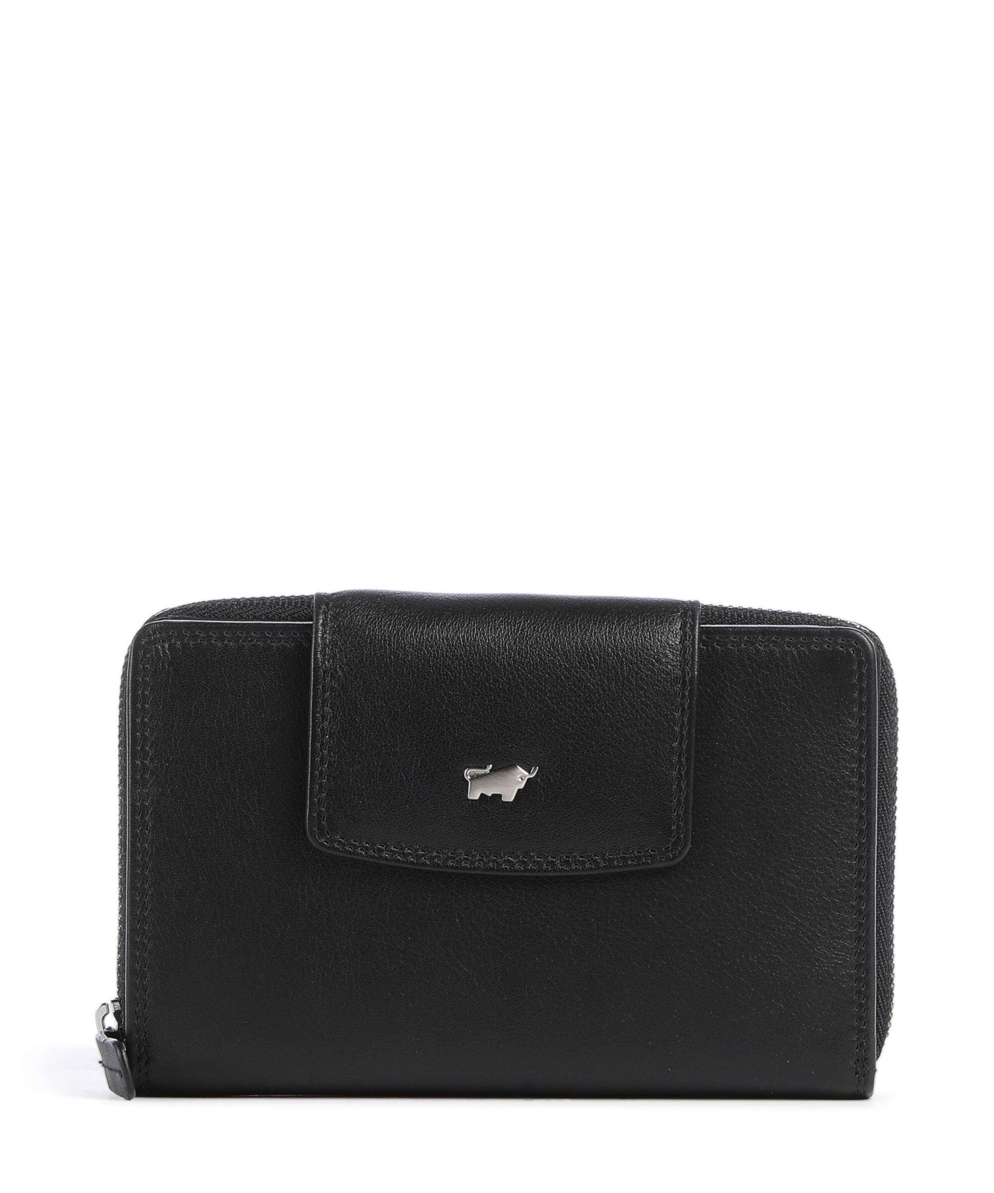 Braun Büffel Golf Wallet schwarz