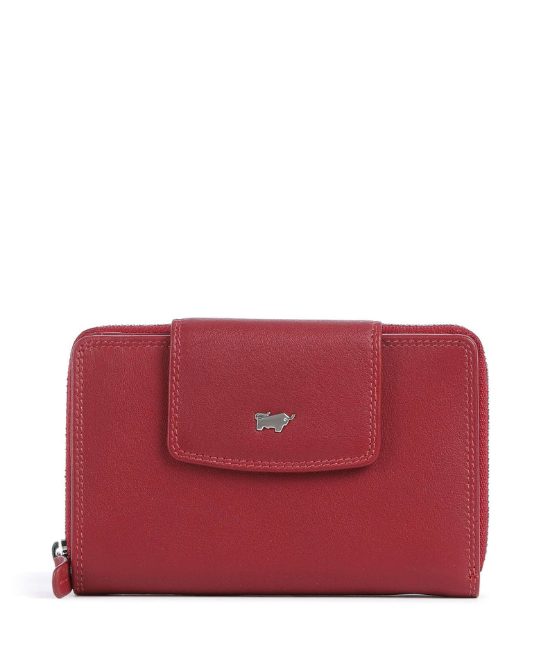 Braun Büffel Golf Wallet rot