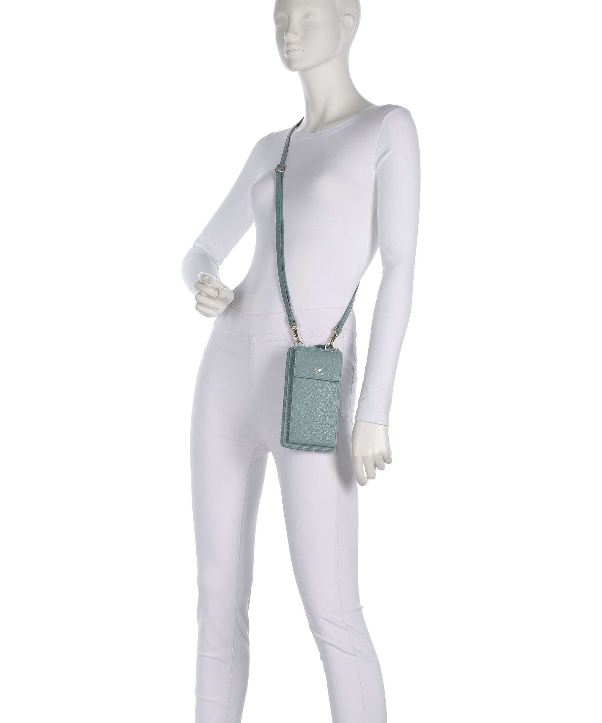 Braun Büffel Asti Phone bag green mistle
