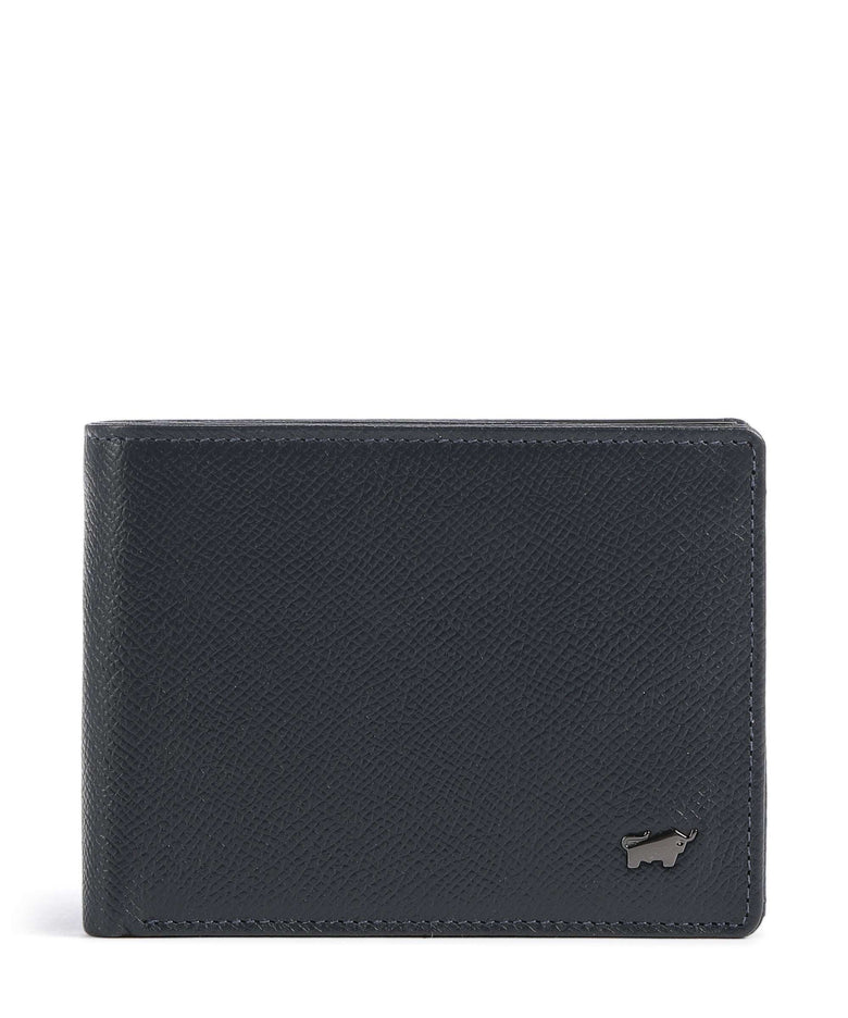 Braun Büffel Robin Wallet blau