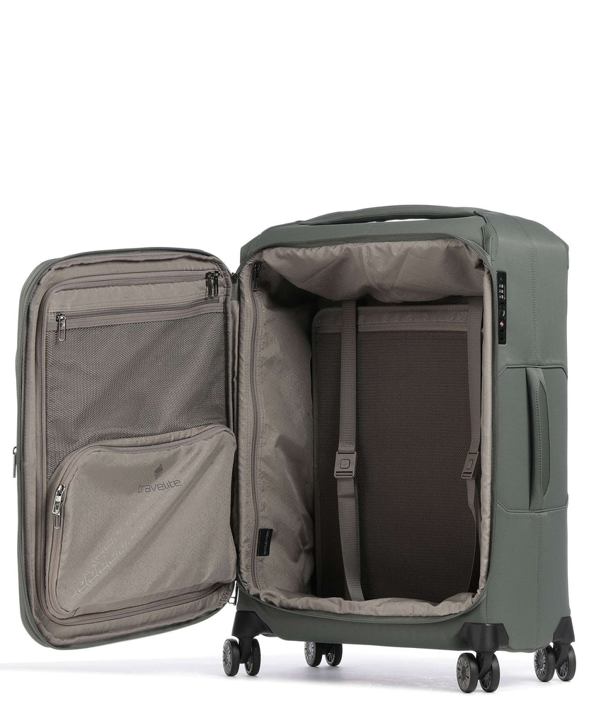 Travelite Priima M Spinner (4 wheels) oliv