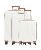 Travelite Bali Matkalaukkusetti weiss/cognac