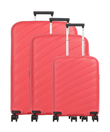 Travelite Burano Matkalaukkusetti raspberry