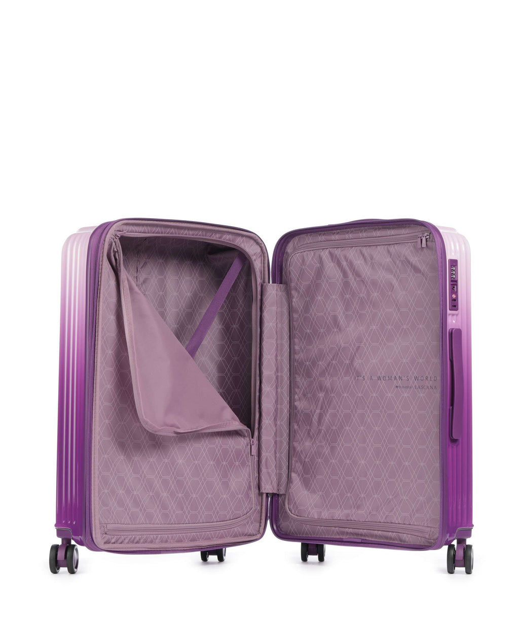 Travelite Lascana Edition Suitcase set (4 wheels) purple degrade