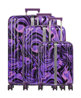 Travelite Lascana Edition Matkalaukkusetti purple swirl