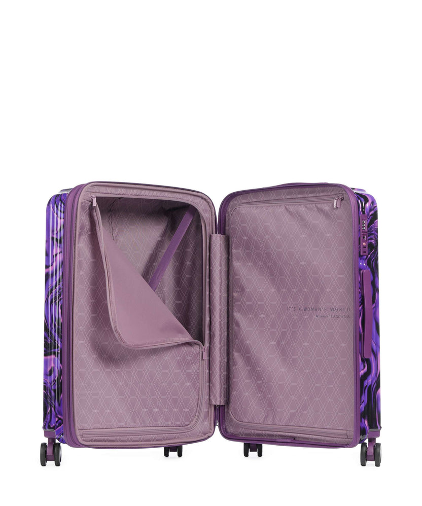 Travelite Lascana Edition Spinner (4 wheels) purple swirl