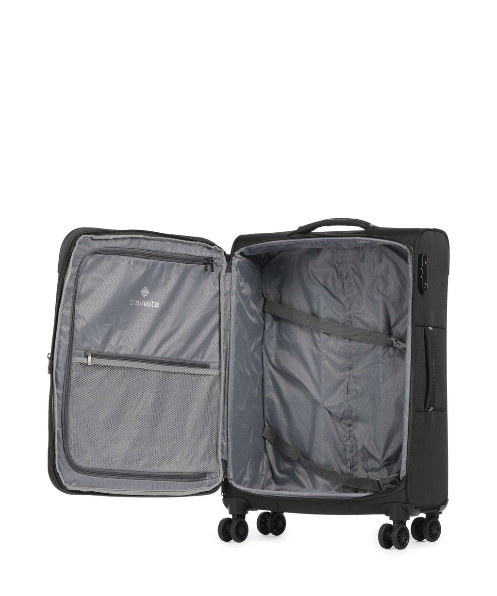 Travelite Umbria Suitcase set (4 wheels) black