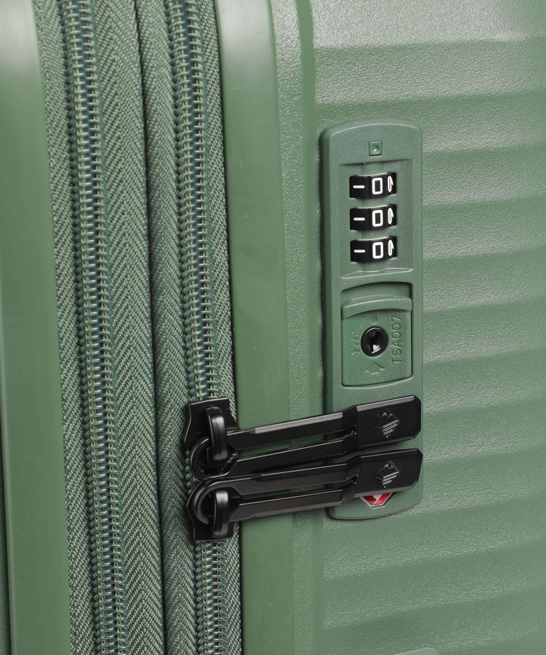 Travelite Air Stripe Spinner (4 wheels) green