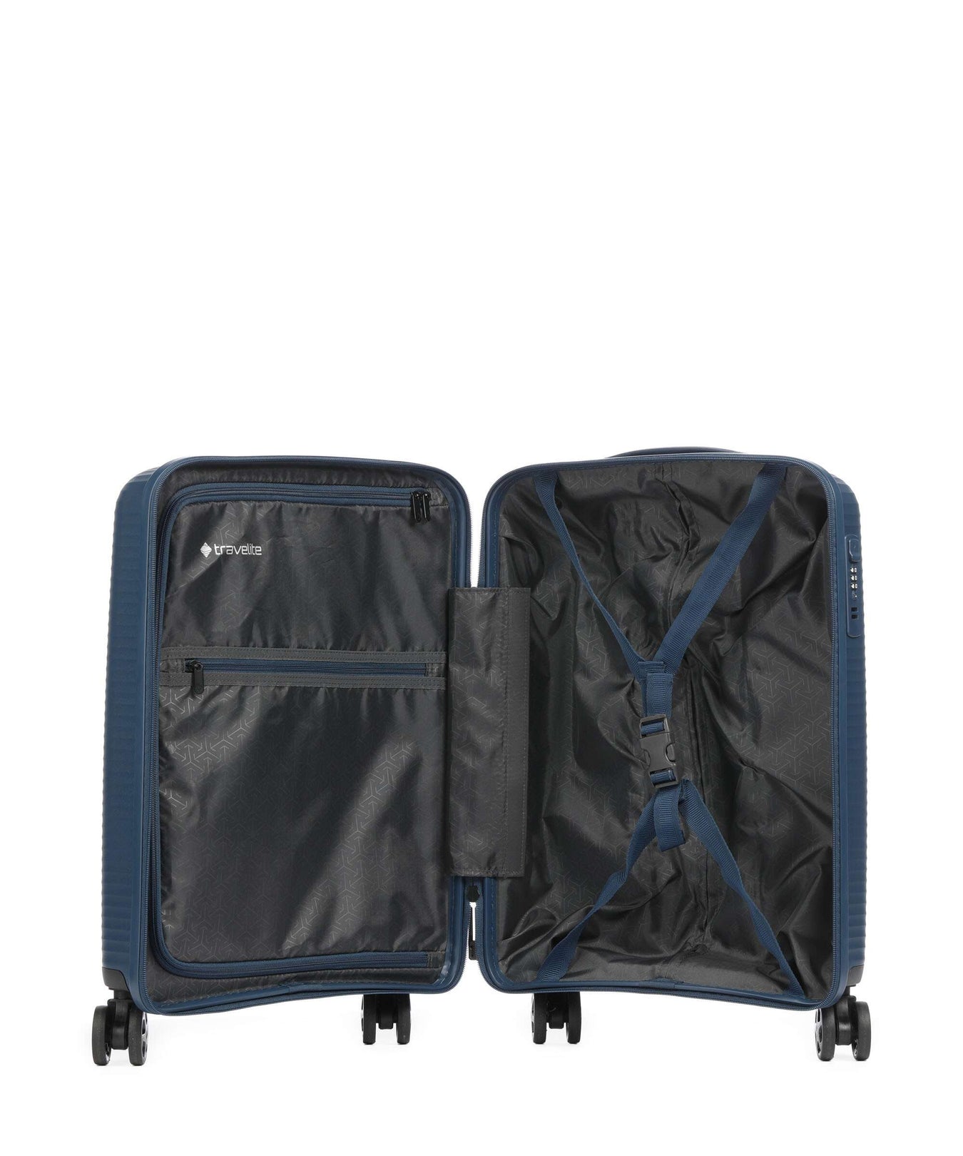 Travelite Air Stripe Spinner (4 wheels) navy