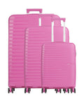 Travelite Pacific Suitcase set (4 wheels) pink