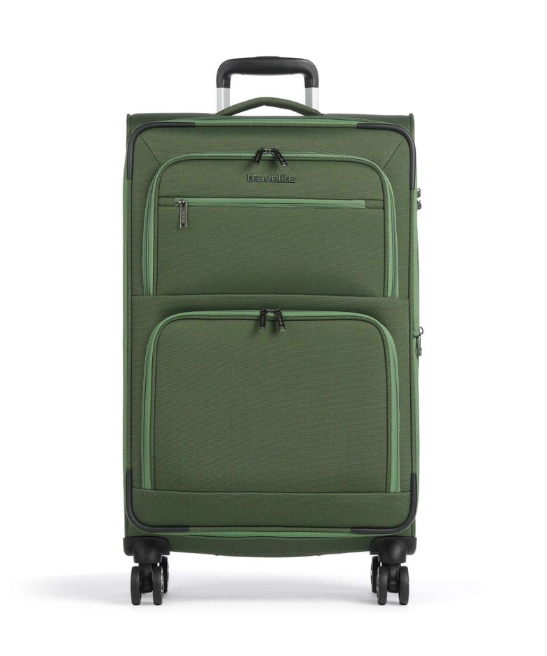 Travelite Cubis Spinner (4 wheels) green