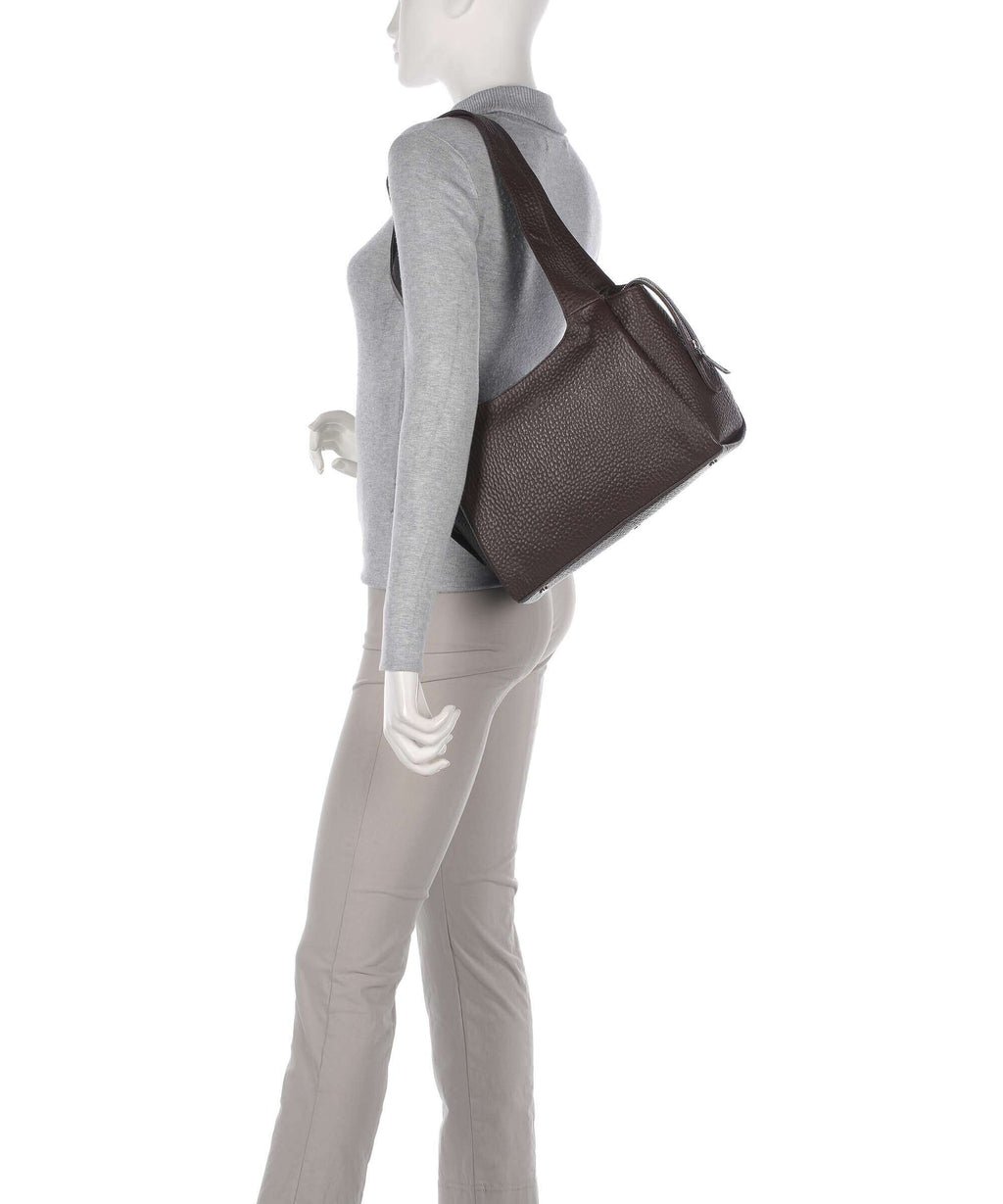 Voi Hirsch Adelina Hobo bag marone