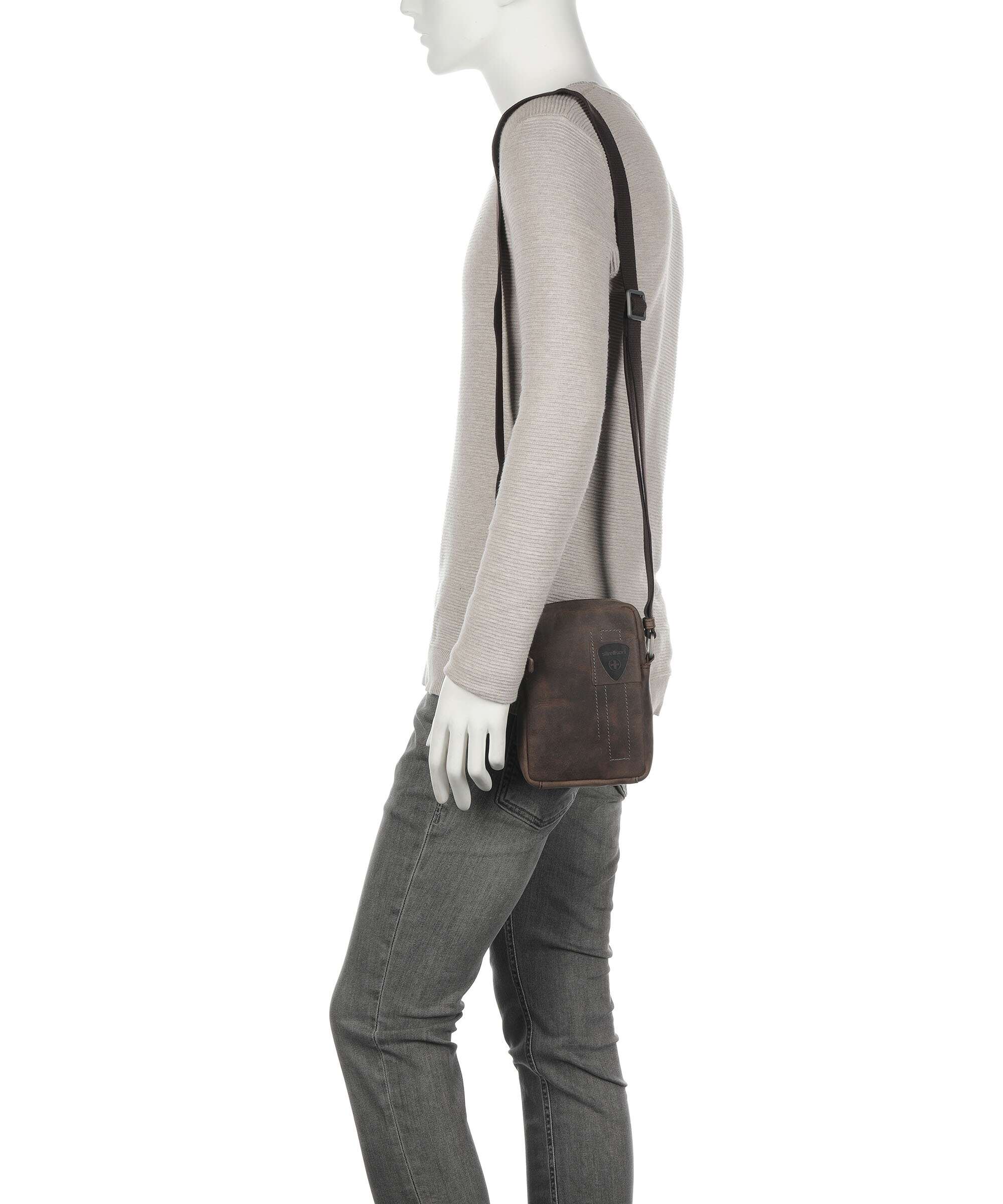 Strellson Richmond Crossbody bag dark brown
