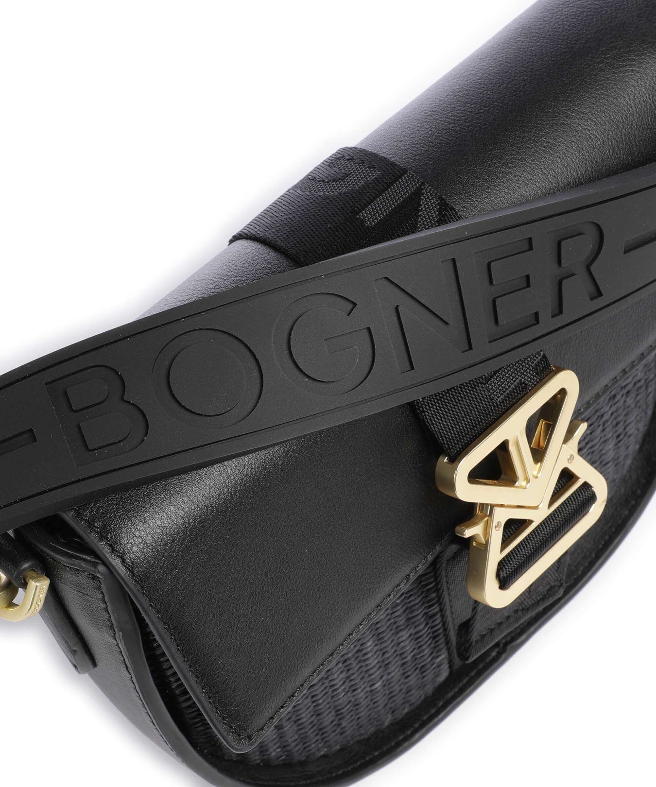 Bogner Zuoz Rafia Cassy Shoulder bag black