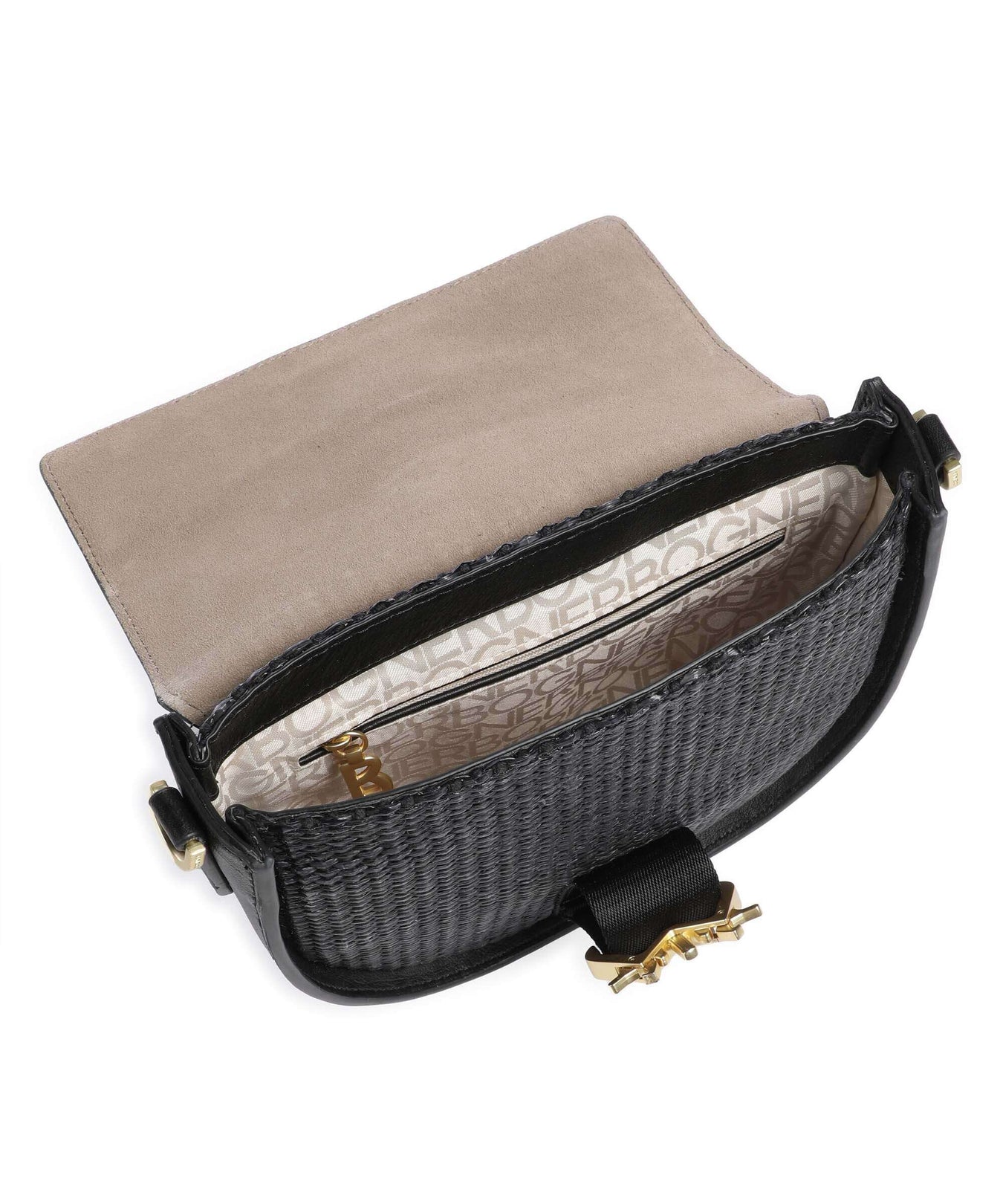 Bogner Zuoz Rafia Cassy Shoulder bag black