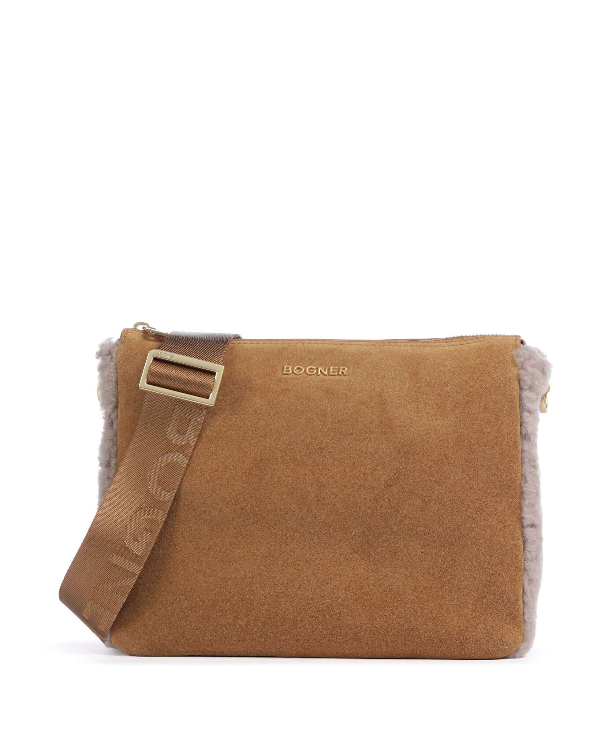 Bogner Banff Frisé Frisé Crossbody bag light brown