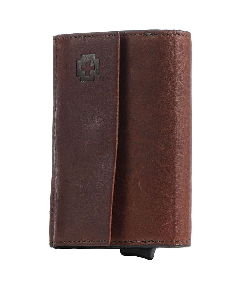 Strellson Brick Lane C-Three RFID Credit card holder dark brown
