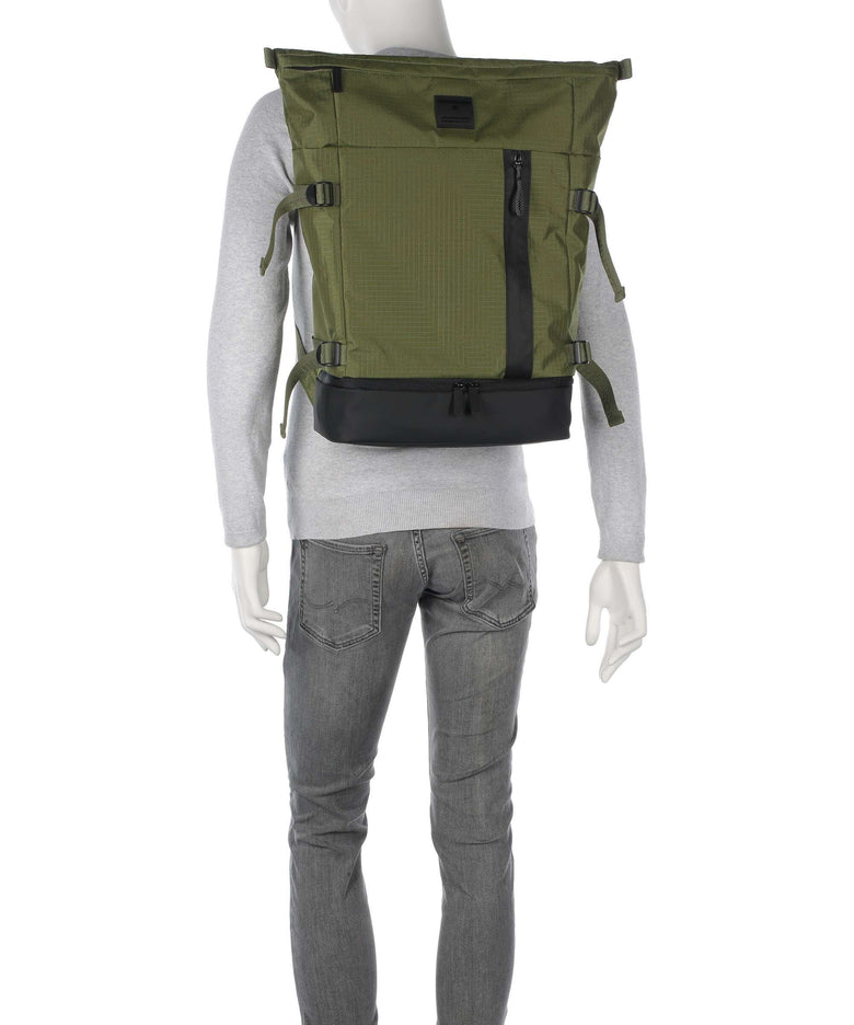 Strellson Northwood Rs Backpack dark olive