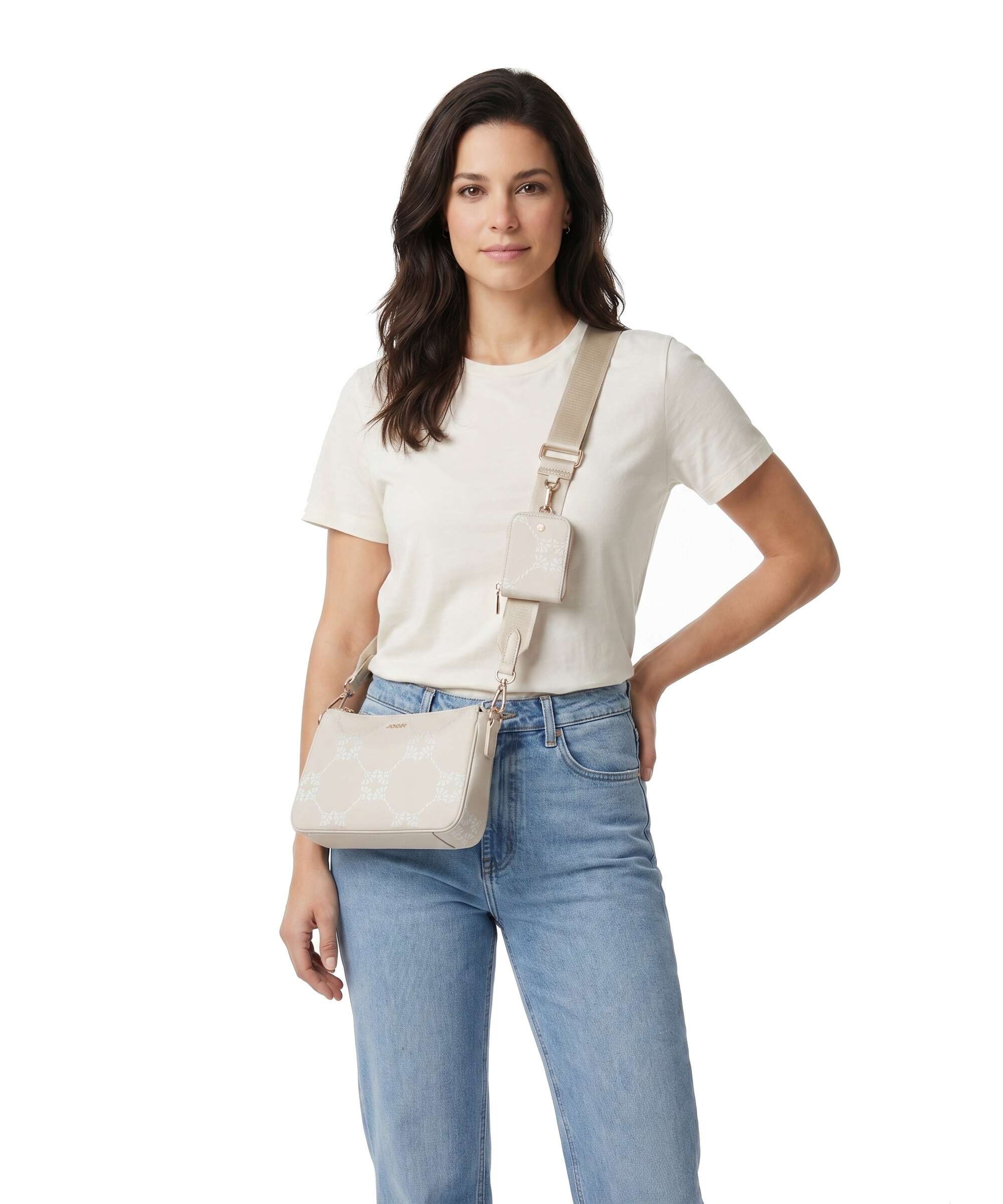 JOOP! Mosaico Jasmina Crossbody bag sesame